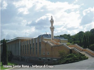 Islamic center Roma, terbesar di Eropa