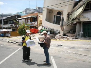 Survei kerusakan bangunan pasca gempa Padang 2009